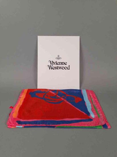 VIVIENNE WESTWOOD.
Silk scarf with geometric...