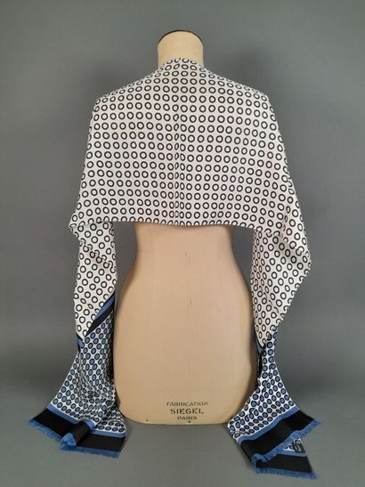 Lot including:
- DKNY.
Silk twill square...