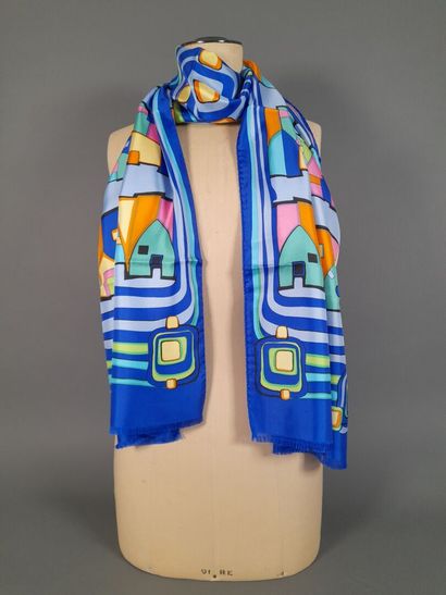FREYWILLE, Hommage à HUNDERTWASSER.
Echarpe...