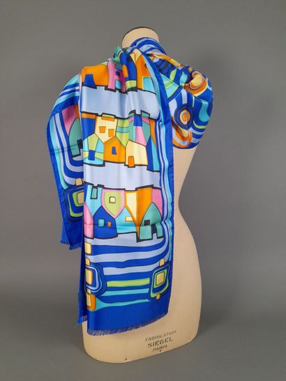 FREYWILLE, Hommage à HUNDERTWASSER.
Echarpe...