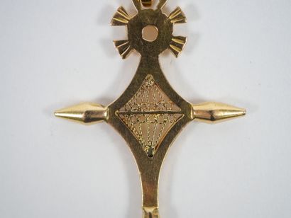 Croix du Sud or Agadèz cross in 18K yellow...