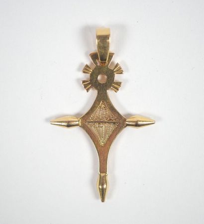 Croix du Sud or Agadèz cross in 18K yellow...