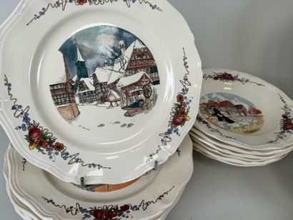 SARREGUEMINES.
Modèle OBERNAI.
Partie de...