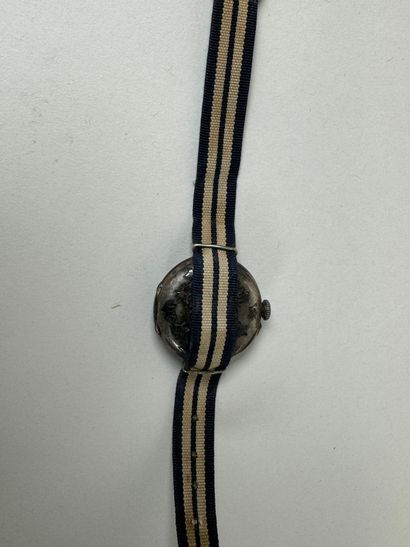 Montre de col en argent XIXe, transformée...