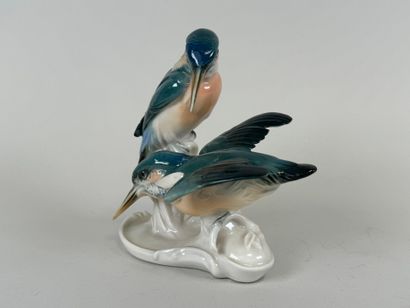 Karl ENS (1802-1865).
Sujet en porcelaine...