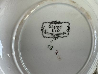 SARREGUEMINES.
Modèle OBERNAI.
Partie de...