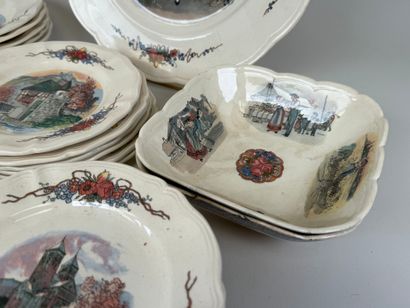 SARREGUEMINES.
Modèle OBERNAI.
Partie de...