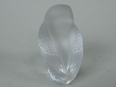 LALIQUE, France.
Chouette.
Petit sujet presse-papier...