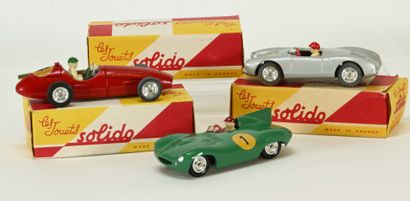Solido réédition au 1/43ème 3 voitures de...