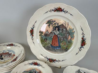 SARREGUEMINES.
Modèle OBERNAI.
Partie de...