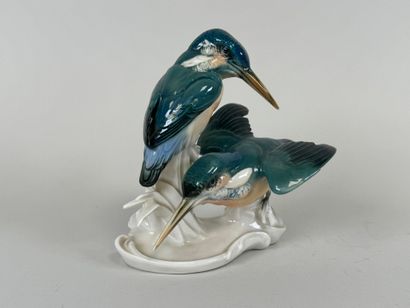 Karl ENS (1802-1865).
Sujet en porcelaine...