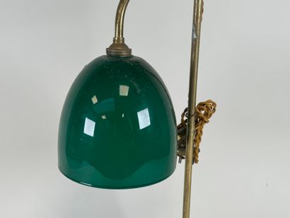 Lampe de bureau en laiton réglable en hauteur,...