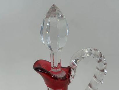 SAINT LOUIS.
Carafe à décanter en cristal...
