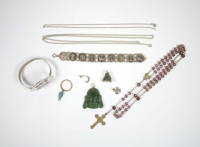 Lot of costume jewelry including a POP watch,...