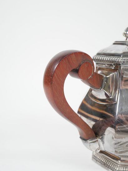 Part of a silver tea or coffee service, Minerve...