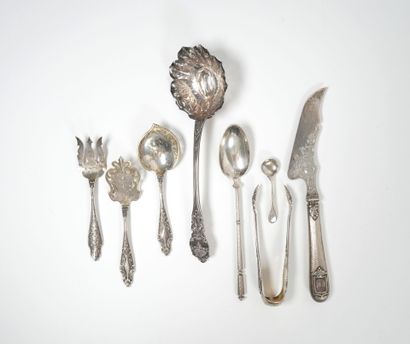 Silver and silver-plated set including a...