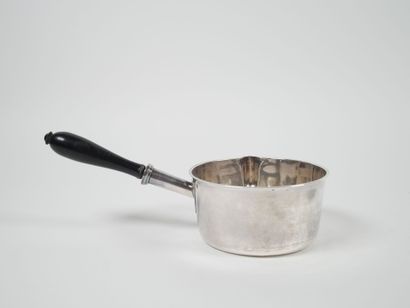 Set of two Minerve hallmarked silver frying...