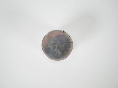 HERMÈS, Paris. 
Small silver goblet or match-holder,...