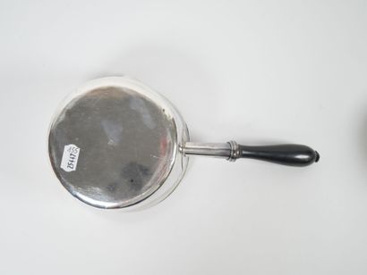 Set of two Minerve hallmarked silver frying...