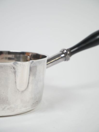 Set of two Minerve hallmarked silver frying...