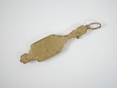 Pair of gilt silver lorgnons with chased...