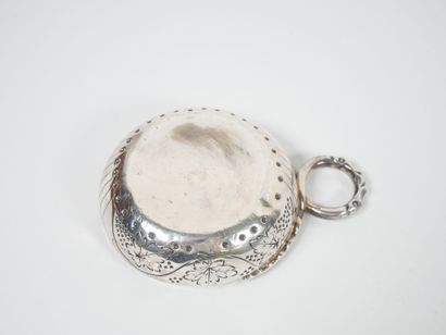 Silver wine stein, Minerve hallmark, decorated...