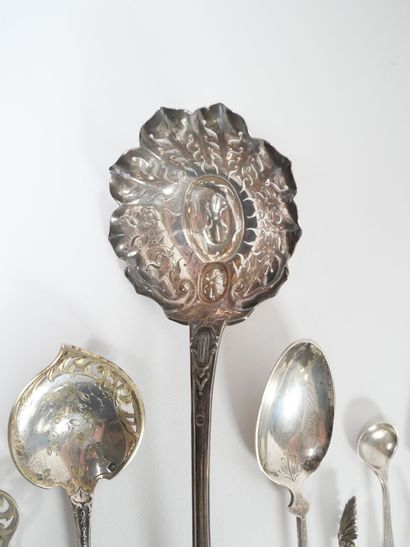 Silver and silver-plated set including a...