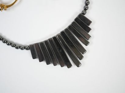 Lot of costume jewelry including two gilded...