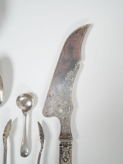 Silver and silver-plated set including a...