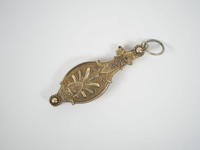 Pair of gilt silver lorgnons with stylized...