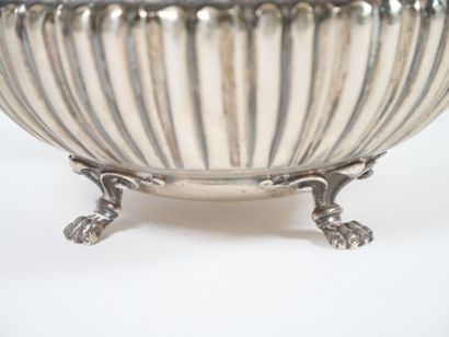 Small silver vegetable dish 833 thousandths...