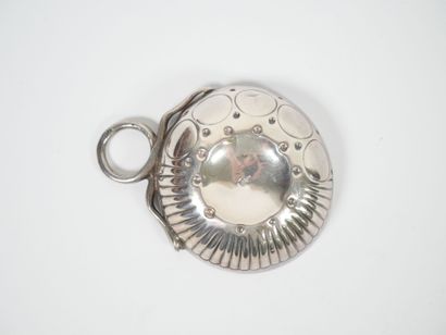 Silver wine stein, Minerve hallmark, gadrooned...
