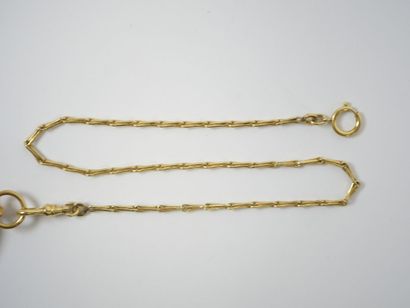 CUPILLARD. 
Gilt metal pocket watch, circular...