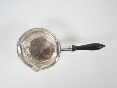 Set of two Minerve hallmarked silver frying...