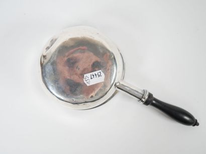 Set of two Minerve hallmarked silver frying...