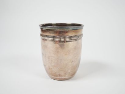 Timbale in silver, Minerve hallmark, the...