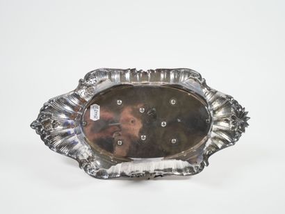 Silver oil and vinegar cruet, Minerve hallmark,...