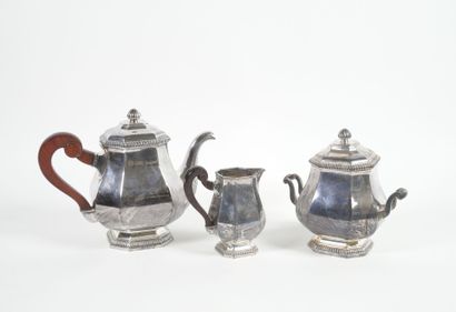 Part of a silver tea or coffee service, Minerve...