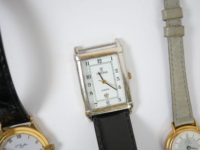 Lot of five fancy ladies' wristwatches in...