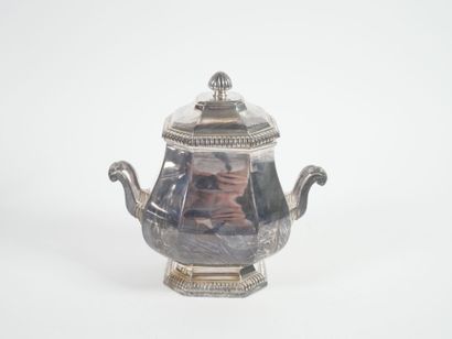 Part of a silver tea or coffee service, Minerve...