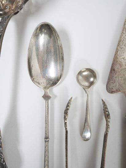 Silver and silver-plated set including a...