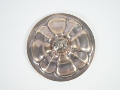 Large openwork silver sugar bowl, Minerve...