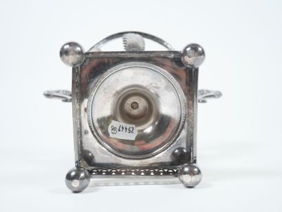 Minerve hallmarked silver openwork jam holder...