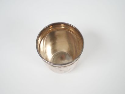 Timbale in silver, Minerve hallmark, the...