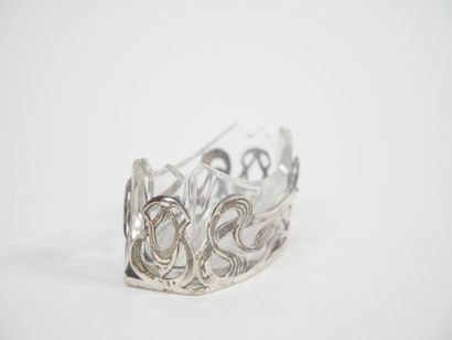 Small silver bowl, 800 thousandths, with...