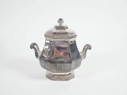 Part of a silver tea or coffee service, Minerve...