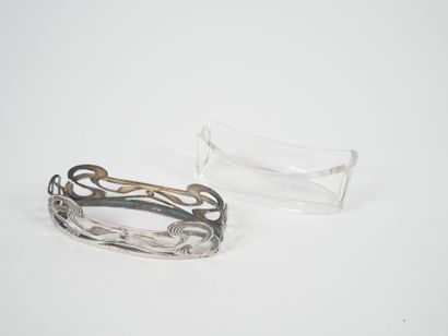 Small silver bowl, 800 thousandths, with...