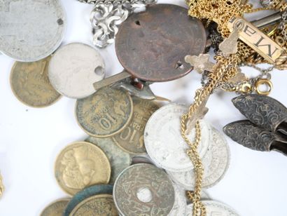 Lot of costume jewelry including watches,...