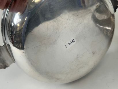 Lot including :
- a braided silver-plated...