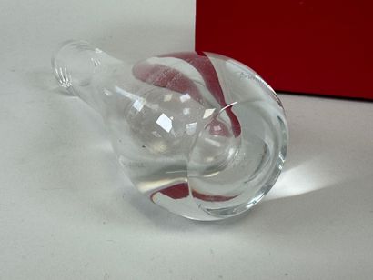 BACCARAT.
Small crystal soliflore vase.
H....